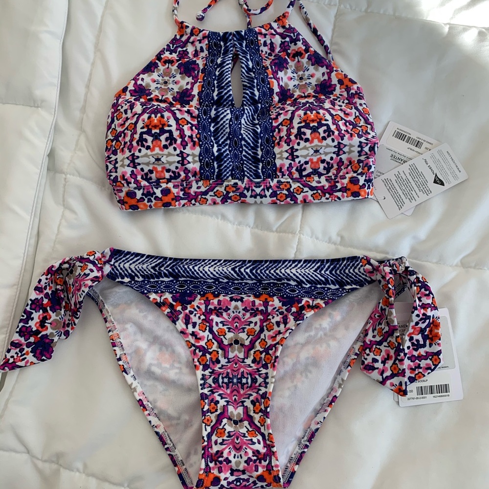Athleta Ipanema High Neck Bikini Top & Bottom